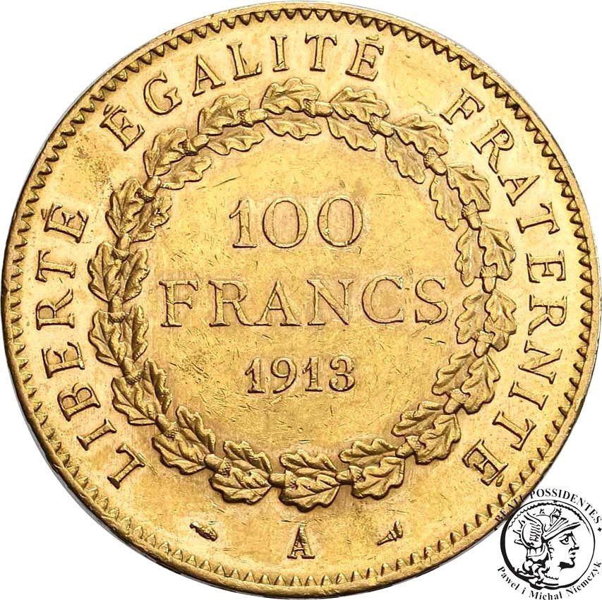Francja III Republika 100 franków 1913 A st.2
